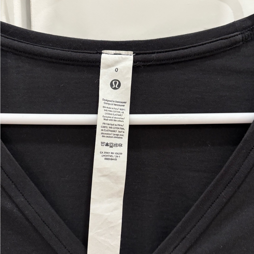 Lululemon Back in Action V Neck Long Sleeve Shirt - Picture 3 of 5
